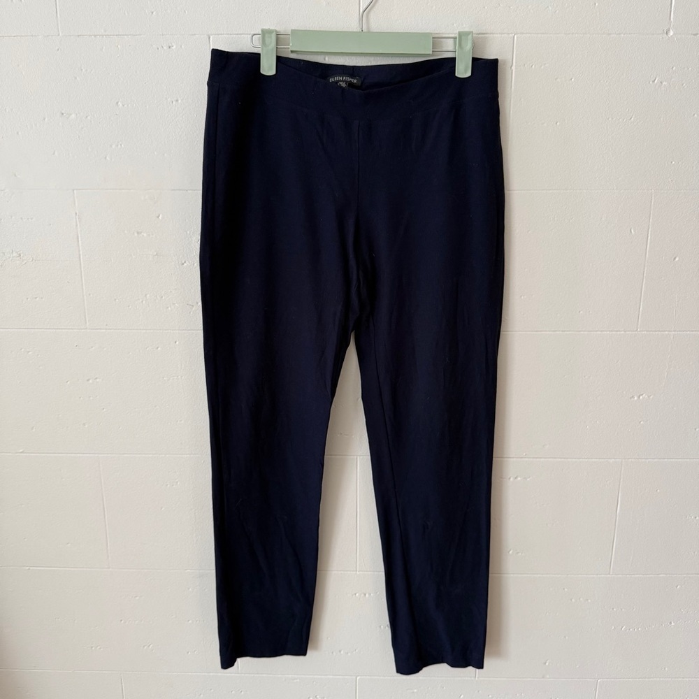 Eileen Fisher Navy Blue Leggings